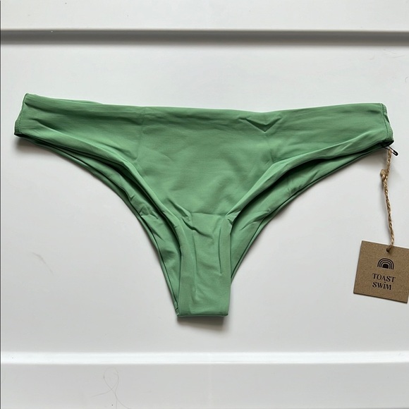 Toast Swim Women's Green Bikini Bottom small - Picture 1 of 4